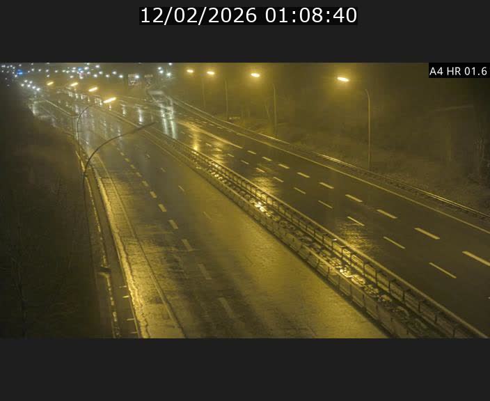 Info Trafic Luxembourg A4 - BK 1.6 - Croix de Cessange (direction Esch)