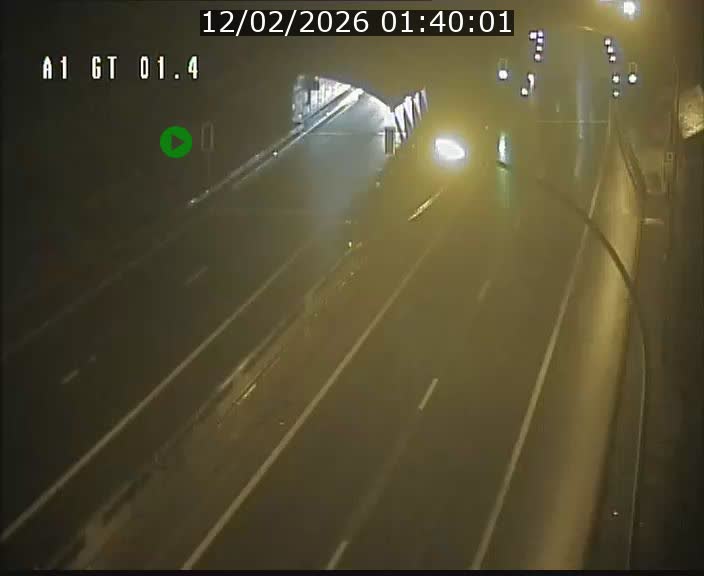 Traffic live webcam Luxembourg Hesperange - A1 direction Kirchberg - BK 1.4