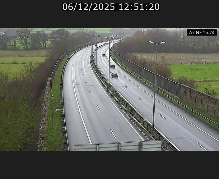 Caméra trafic Luxembourg - A7, Tunnel Mersch, entrée nord, direction Lorentzweiler