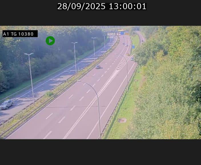 Traffic live webcam Luxembourg Senningerberg - A1 direction Luxembourg Kirchberg - BK 10.3