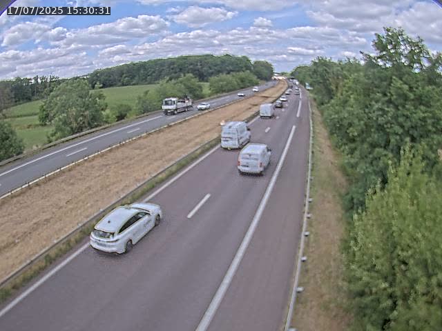 Caméra autoroute France - A31, Fey direction Metz
