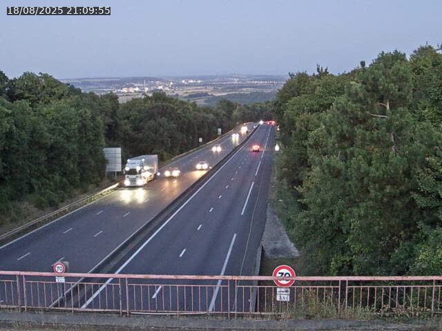 Caméra autoroute France - A33, Houdemont direction Lunéville