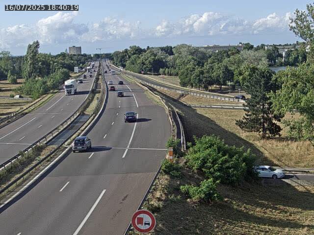 Caméra autoroute France - A31, Metz-centre direction Thionville