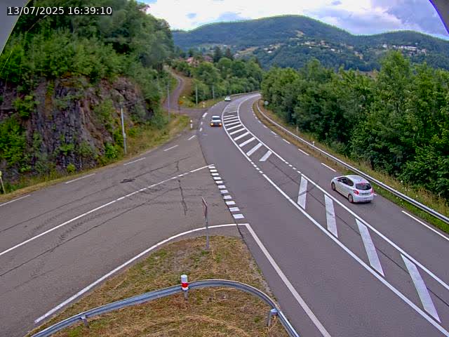 Caméra autoroute France - N66, col du Bussang direction Remiremont