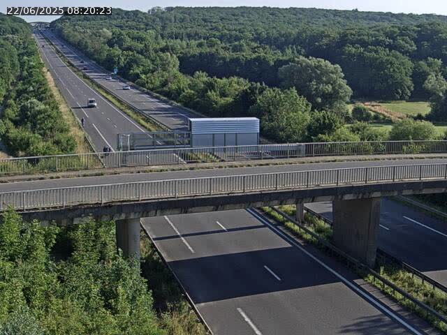 Caméra autoroute France - A31, Zoufftgen direction Luxembourg-ville, à la frontière entre la France et le Luxembourg