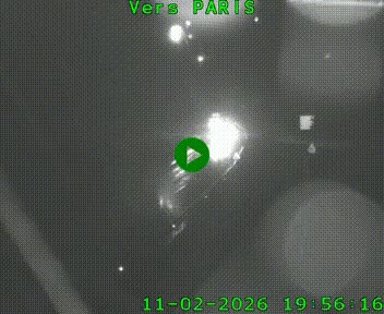 Caméra routière sur l'autoroute A20 à Bessines-sur-Gartempe. Vue orientée vers Paris