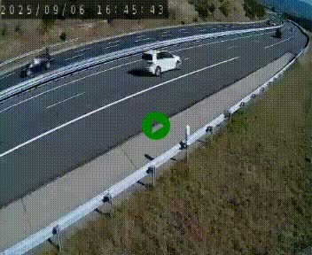 Caméra autoroutière France - A75, Engayresque, entre Millau et Séverac-le-Chateau, en direction de Montpellier