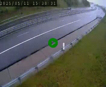 Caméra autoroute A75 à hauteur de la sortie 42 (Rodez, Laissac, Aire de l'Auvergne) située sur la commune d'Auberoques, près de Sévérac-le-Château