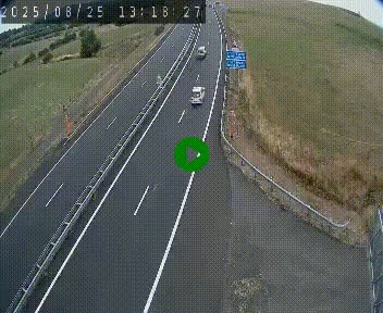 Caméra autoroute A75 à hauteur du col de la Fageole en direction de Clermont-Ferrand