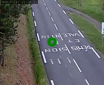 Caméra routière France - N102, au niveau du col de Montmirat à Saint-Etienne-du-Valdonnez à 1039 mètres d'altitude
