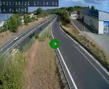 Caméra routière France - N109, Juvignac - La plaine, en direction de Clermont l'Hérault, à la sortie de Montpellier