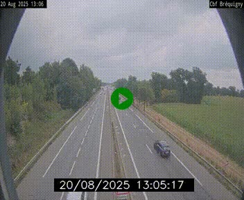 Webcam sur le périphérique de Rennes (N136) à hauteur du quartier Bréquigny, au sud de la ville