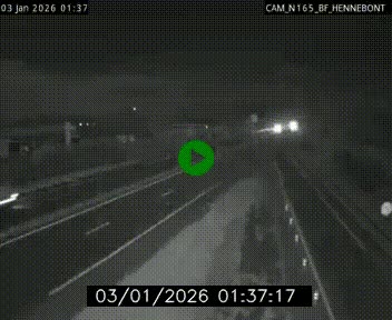Webcam sur la N165 à hauteur de Hennebont, au nord de Lorient