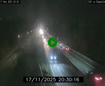Webcam sur le périphérique de Nantes (N844) à hauteur de Porte de la Chapelle, au nord de la ville