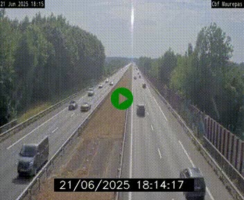 Webcam sur le périphérique de Rennes (N136) à hauteur de Maurepas, au nord de la ville