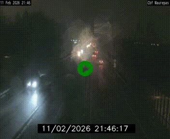 Webcam sur le périphérique de Rennes (N136) à hauteur de Maurepas, au nord de la ville