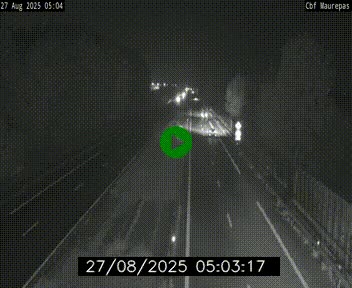 Webcam sur le périphérique de Rennes (N136) à hauteur de Maurepas, au nord de la ville