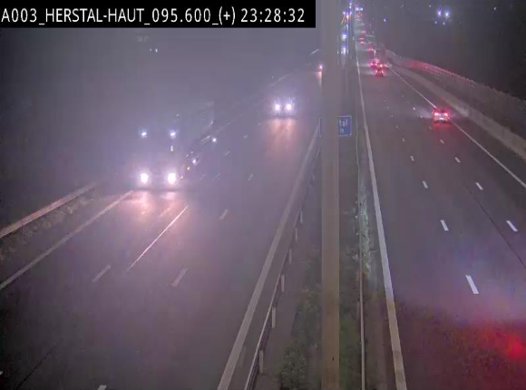 Webcam autoroute Belgique - Herstal - E40 direction Aix-la-Chapelle - BK 97