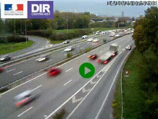 Webcam sur la Nationale 201 à hauteur de la sortie Chambéry-Nord, avant à la jonction entre l'A41 et l'A43, en direction de Lyon
