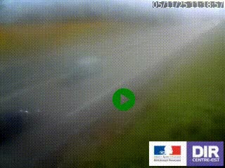 Webcam autoroute sur l'A77 à hauteur de Pouilly-sur-Loire en direction de Nevers