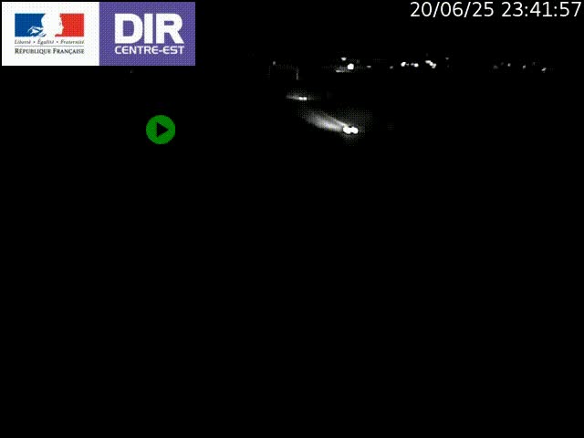 Webcam sur le contournement de Valence, sur la Nationale 7, caméra orientée vers Lyon