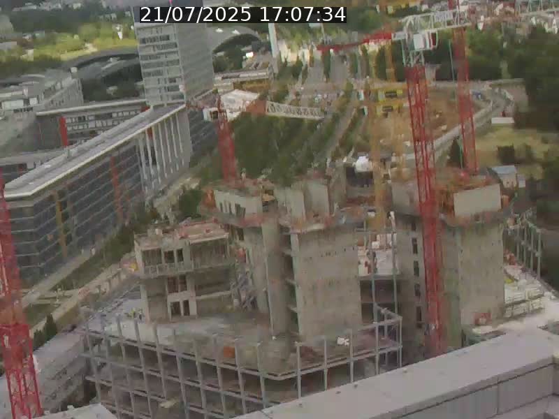 Webcam sur l'avenue John Fitzgerald Kennedy (N51) avec vue orientée vers le Findel
