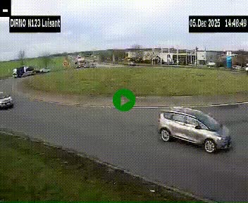 Webcam en périphérie de Chartres sur la N123, à hauteur de Luisant. Vue orientée vers Chartres