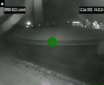 Webcam en périphérie de Chartres sur la N123, à hauteur de Luisant. Vue orientée vers Chartres