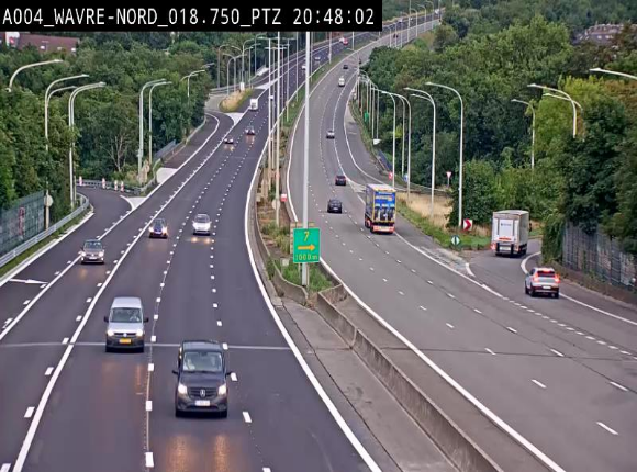 Webcam traffic E411(A4) - BK 18.7 - Bierges (Wavre Nord)