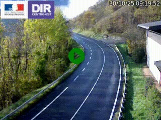 Caméra trafic sur la N90 à Bourg-Saint-Maurice, en provenance d'Aoste et en direction d'Albertville