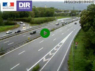 Caméra routière à hauteur de la sortie 15 Chambéry-centre au PK 4,103 en direction d'Albertville