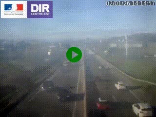 Caméra autoroute à Saint-Etienne (Les Littes) à hauteur du Ikea Saint-Etienne sur l'A72 en direction de Roanne