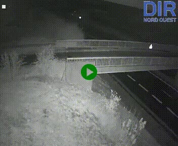 Webcam sur A84 à hauteur de Pont-Farcy, au niveau du pont autoroutier sur la Vire, au sud de Saint-Lô