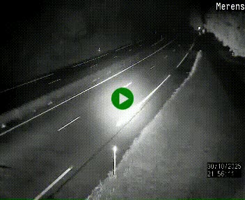 Webcam dans les Pyrénées à hauteur de Mérens-les-Vals sur N320, en direction de Pas de la Casa (Andorre)