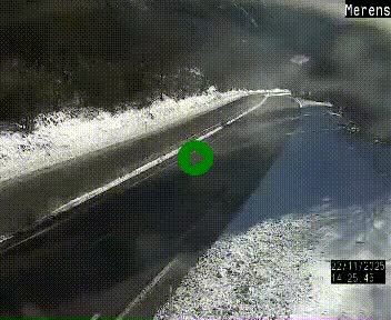 Webcam dans les Pyrénées à hauteur de Mérens-les-Vals sur N320, en direction de Pas de la Casa (Andorre)
