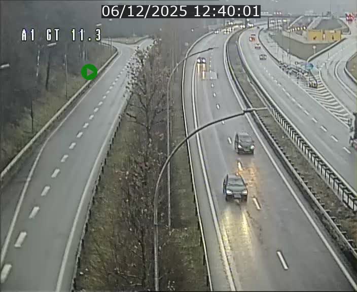 Traffic live webcam Luxembourg Senningerberg - A1 direction Allemagne - BK 11.3