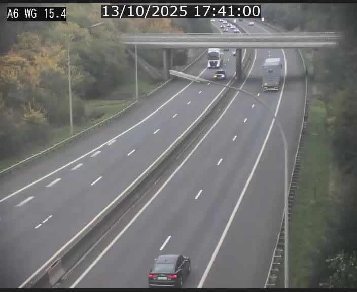 Traffic live webcam Luxembourg Capellen - A6 - BK 15.4 - direction Luxembourg/France/Allemagne