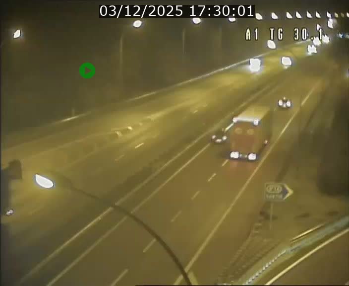 Traffic live webcam Luxembourg Grevenmacher - A1 direction Luxembourg - BK 30.1