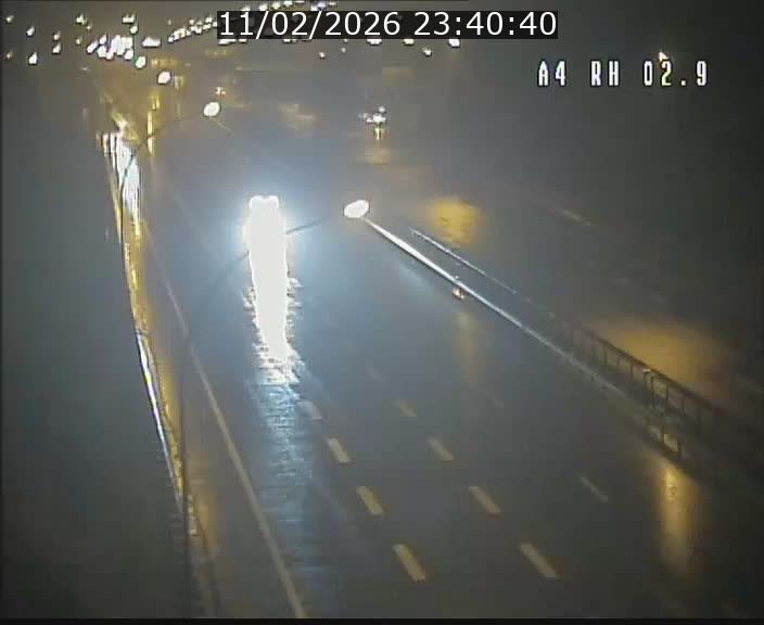 Webcam traffic A4 Luxembourg - BK 2.9 - Croix de Cessange (direction Luxembourg)