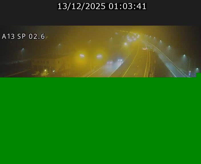 Traffic live webcam Luxembourg Sanem - A13 direction Pétange - BK 2.6