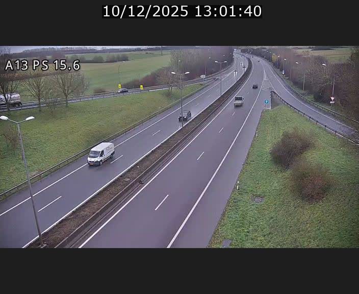 Traffic live webcam Luxembourg Kayl - A13 direction Dudelange - BK 15.6