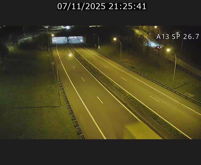 Traffic live webcam Luxembourg Frisange - A13 direction Luxembourg-ville - BK 26.7