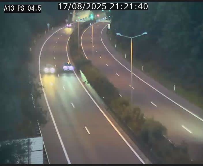 Traffic live webcam Luxembourg Differdange - A13 direction Esch-sur-Alzette - BK 4.5