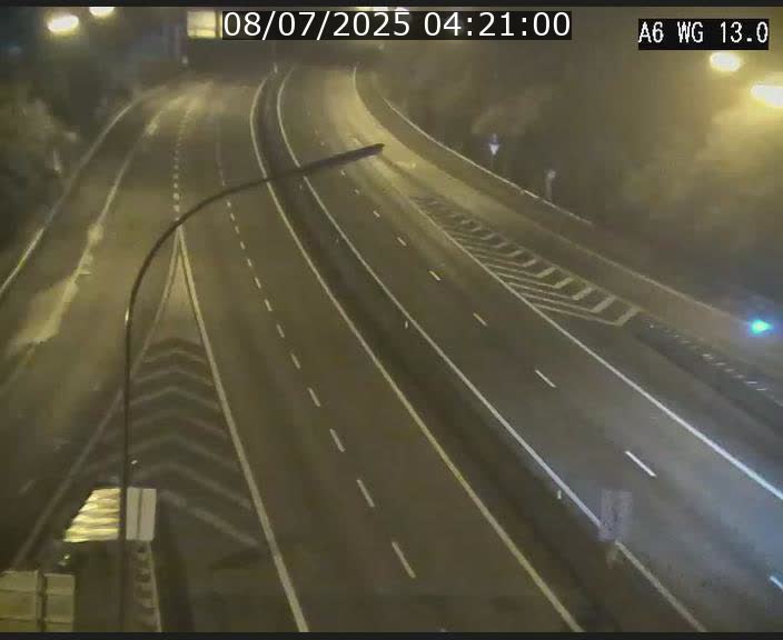 Traffic live webcam Luxembourg Mamer - A6 - BK 13 - direction Luxembourg/France/Allemagne