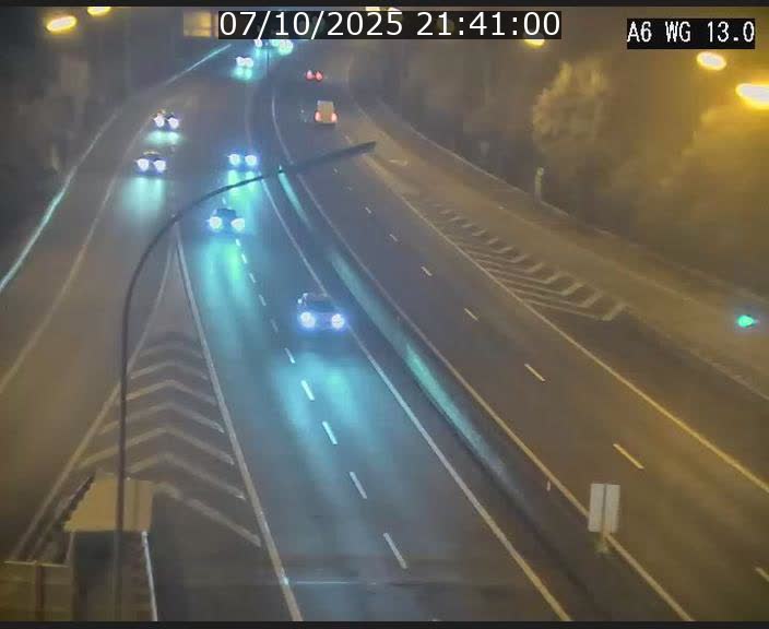 Traffic live webcam Luxembourg Mamer - A6 - BK 13 - direction Luxembourg/France/Allemagne