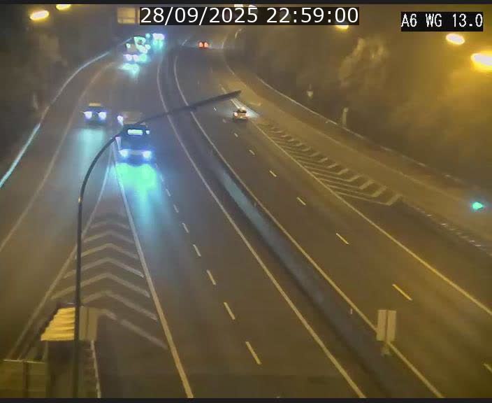 Traffic live webcam Luxembourg Mamer - A6 - BK 13 - direction Luxembourg/France/Allemagne