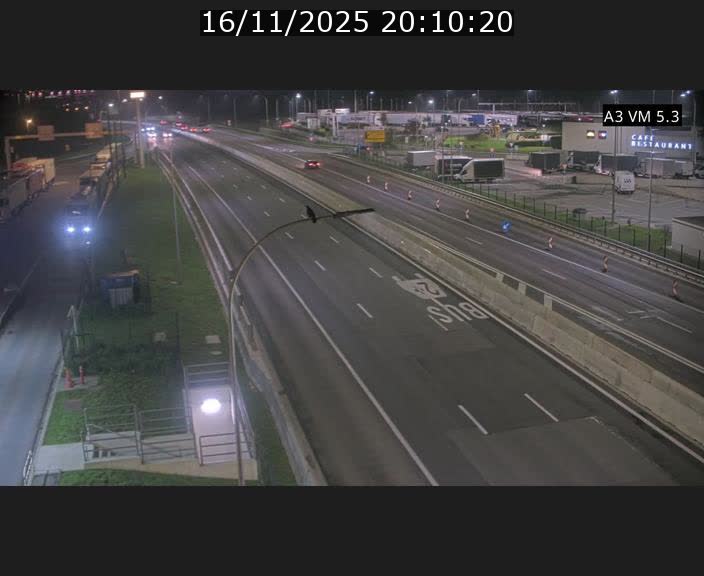 Traffic live webcam Luxembourg Aire de Berchem - A3 - BK 5 - direction France