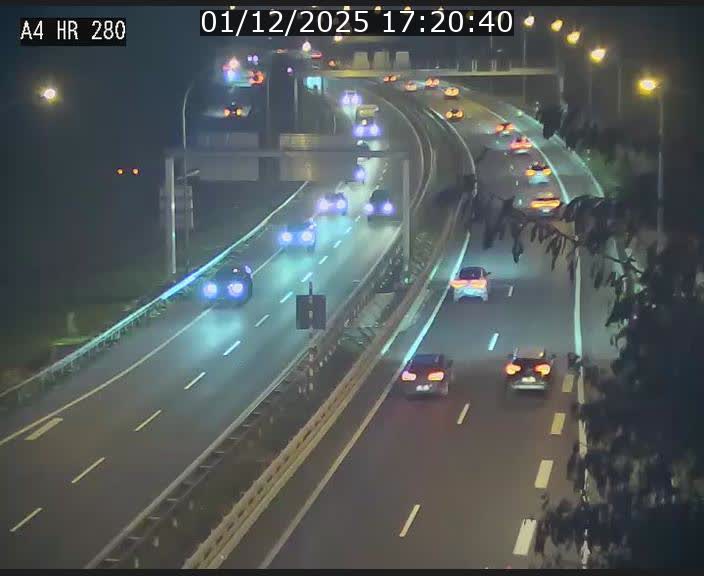 Webcam traffic A4 Luxembourg - BK 0.2 - P+R Bouillon (direction Luxembourg)