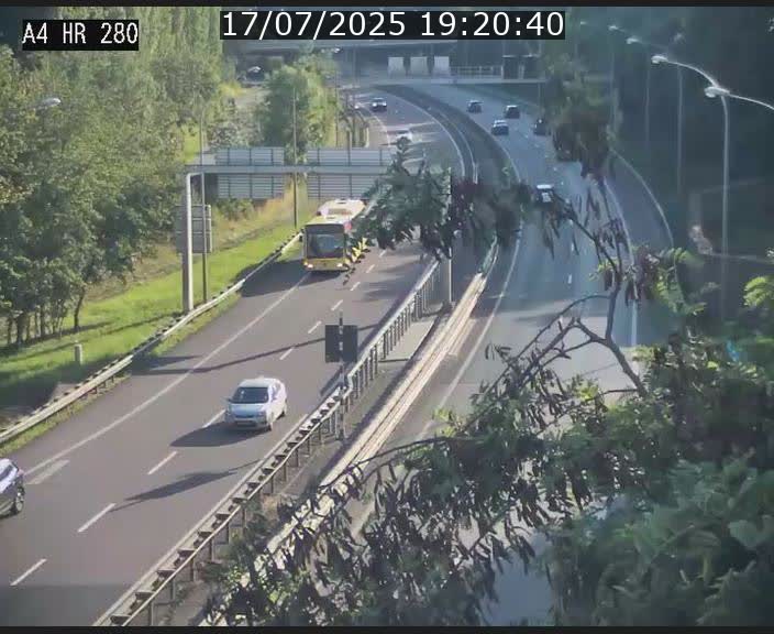 Webcam traffic A4 Luxembourg - BK 0.2 - P+R Bouillon (direction Luxembourg)