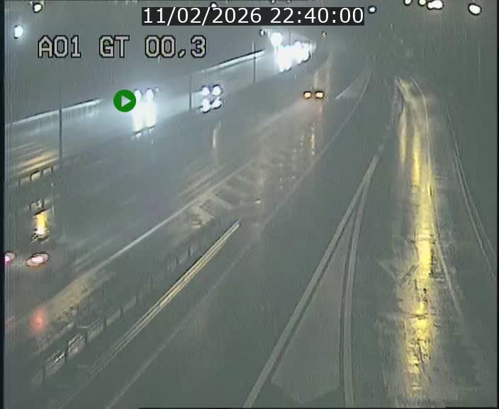 Traffic live webcam Luxembourg Croix de Gasperich - A1 direction Kirchberg - BK 0.3